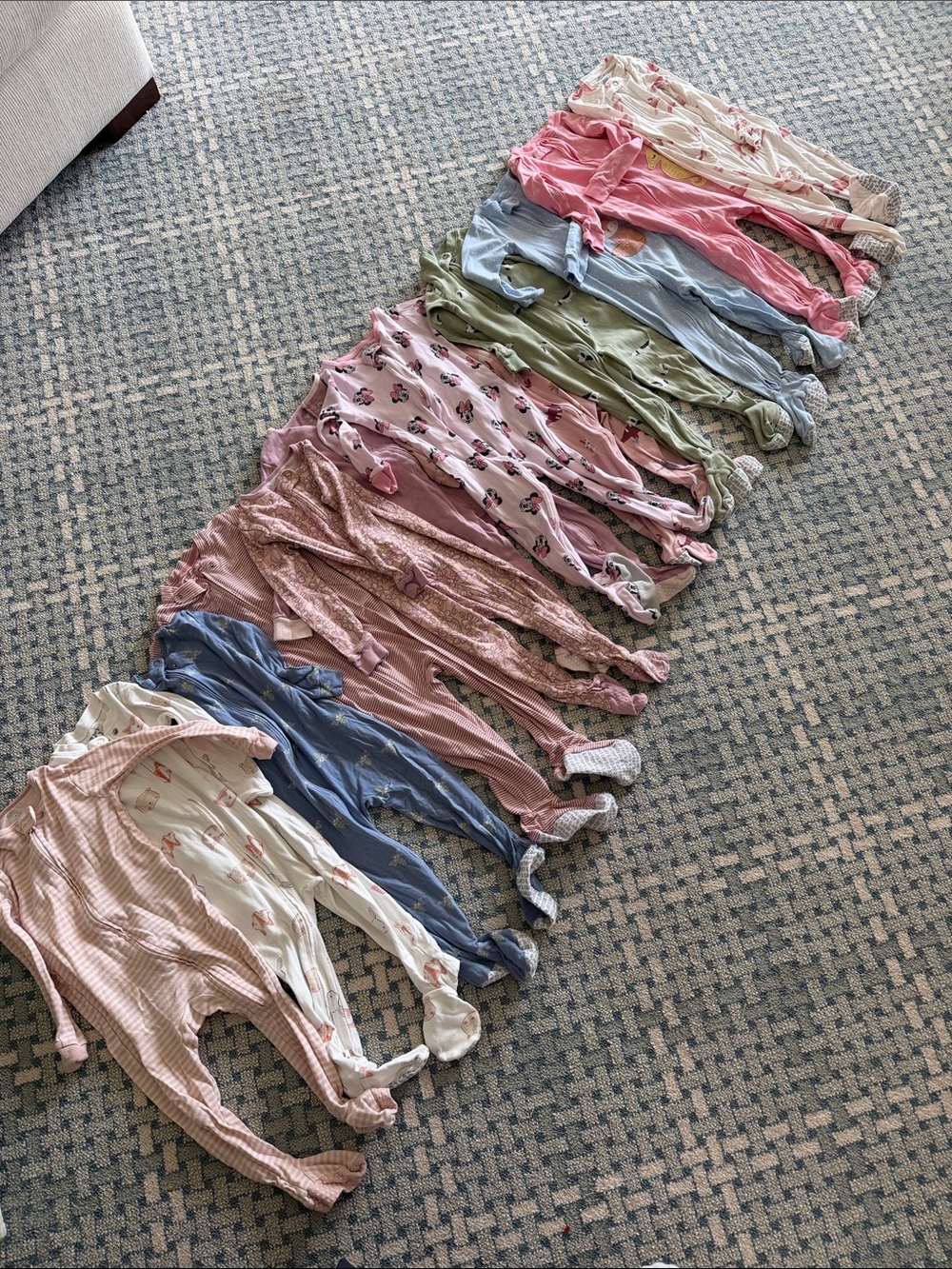 24 month - Set of 12 Pink and Pastel Mixed Sleepwear Set